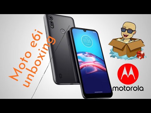 unboxing Moto E6i Motorola