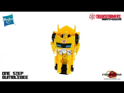 Video Review of the 2015 Transformers Robots in Disguise: One Step Bumblebee