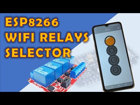 ESP8266 WiFi Relay Control | RemoteXY Smartphone App for 4-Channel Relays