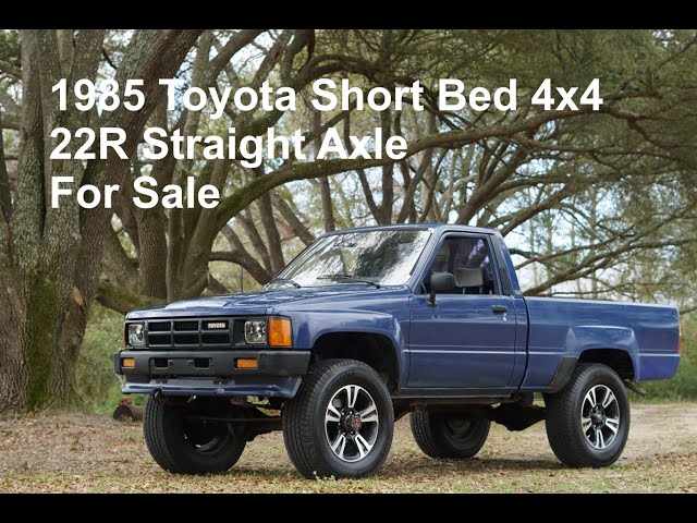 1985 Toyota Pickup 4x4 Short Bed 5 Speed - Image 60