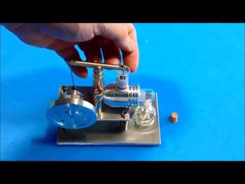 Sunnytech®hot Air Stirling Engine Model Education Toy Electricity Power Sc02