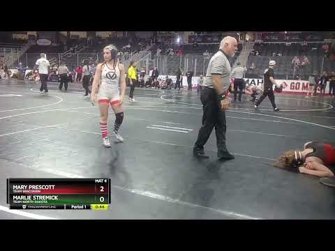122 Lbs Cons. Round 3 - Marlie Stremick, Team North Dakota Vs Mary Prescott, Team Wisconsin B76a