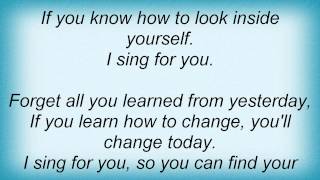 Tricky - I Sing For You Lyrics
