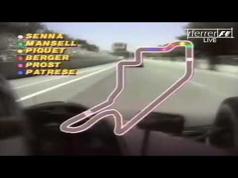 F1 Onboard Ferrari 641 - Nigel Mansell - 1990 Australian GP Adelaide Street Circuit