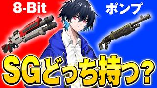 プロ?4人で新シーズンのSGどっちが強いか検証してみた！【フォートナイト/Fortnite】