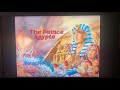 The Prince Of Egypte 1998 DVD Menu