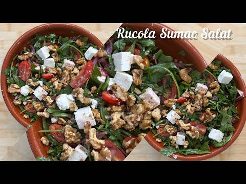 Rucola Sumac Salat | Rucola Salat | Amin Kocht