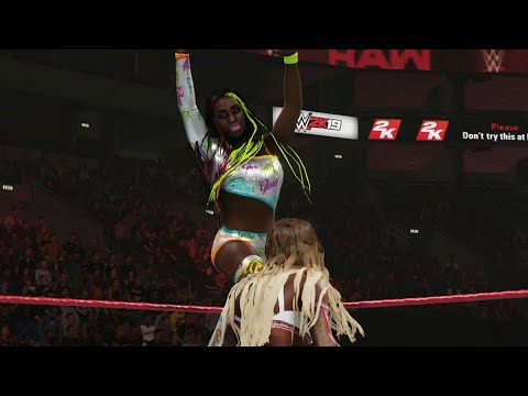 WWE 2K19 - ALICIA FOX VS NAOMI | RAW