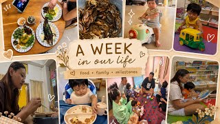 A Week in Our Life | What We Eat in a Week | Family & Baby Yimti’s Activities + New Milestones 