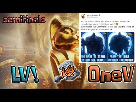 LIVE: Our Second Team [LV!] VS [OneV] in OSIRIS LEAGUE Qualifiers Semifinals! + NEW VIKING CIV???