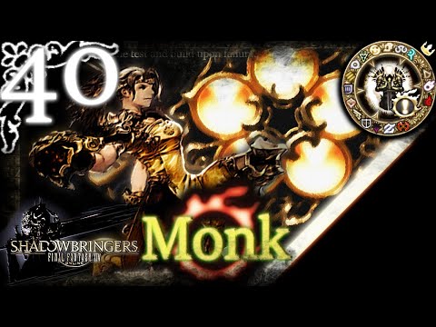 [ FFXIV ] Pugilist Monk - MNK - Guide - Rotation & Timestamps - Lv 40 - Shadowbringers - 5.2