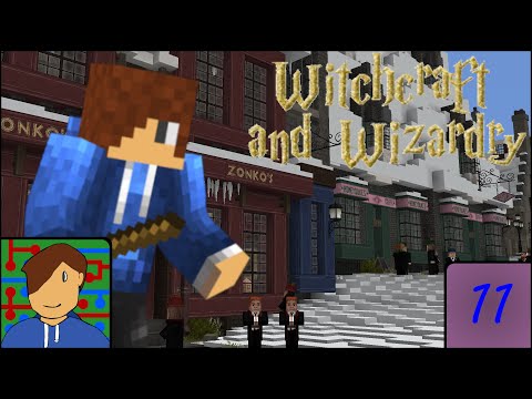 DEC Oxalin - Snowy Hogsmeade Village! | Minecraft: Witchcraft and Wizardry | Episode 11