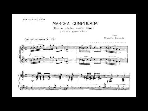 Ronaldo Miranda - Marcha complicada (Paulo Borges e Ighor Anjos, 4 mãos)