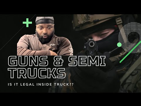 How to LEGALLY CARRY a GUN inside a Semi Truck 🤔 Day in life #trucking #trucklife #Trucker #MrBeast