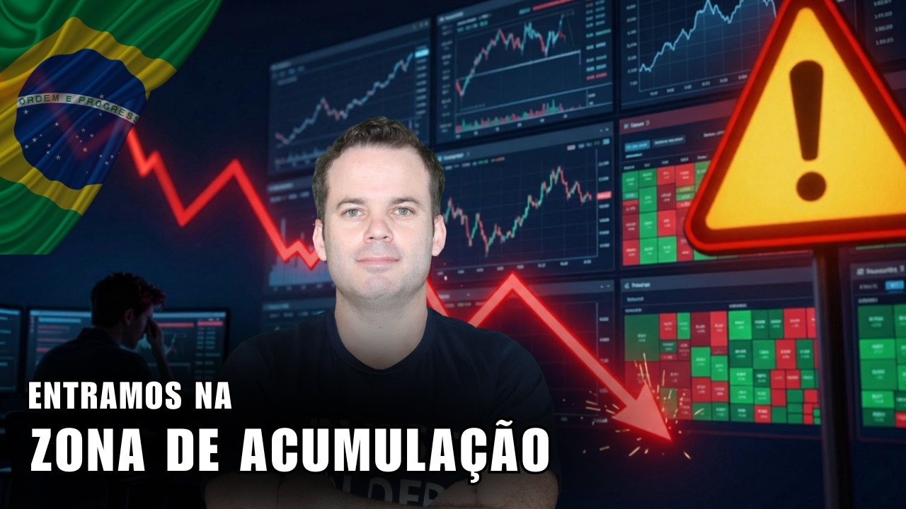 É o Momento da ACUMULAÇÃO SILENCIOSA - ATIVOS em QUEDA/MENOR RISCO