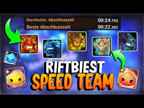 Easy RIFT BEAST - 30 Sec Speed TEAM & SSS 💥 SUMMONERS WAR SKY ARENA DEUTSCH