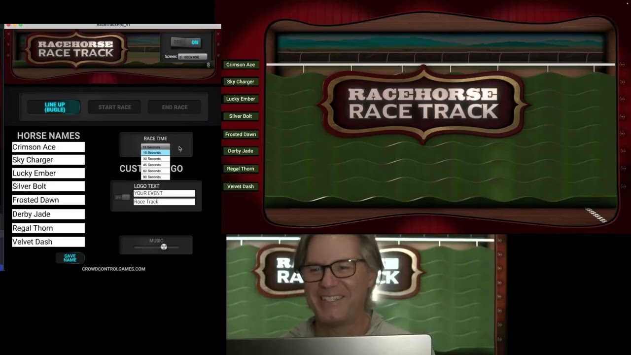 Race Horse Race Track Tutorial