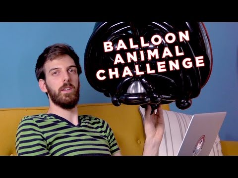 Balloon Animal Challenge: Darth Vader On The Toilet