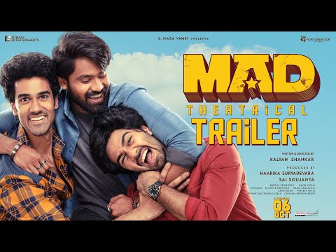 MAD - Official Trailer | Kalyan Shankar | S. Naga Vamsi | Bheems Ceciroleo | 