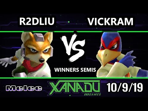 S@X 323 SSBM - R2DLiu (Fox) Vs. Vickram (Falco) Smash Melee Winners Semis