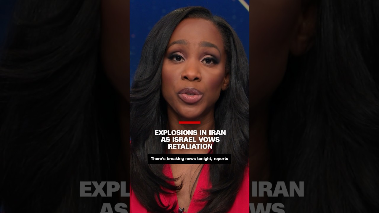Explosions in Iran as Israel vows retaliation #cnn #news