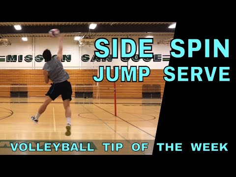 Side Spin Jump Serve - Volleyball Tip Of The Week #11