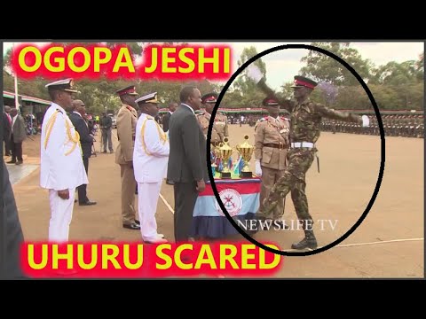 WHAT EXCITED PRESIDENT UHURU MOST DURING THE KDF PASSING OUT CEREMONY IN ELDORET , HATA ANAOGOPA.🔥🔥🔥