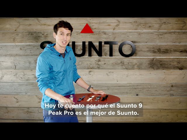 Suunto 9 Peak Pro Bluetooth GPS 43mm Écran Digital Noir Étanche 100m Pulsomètre SpO2 video