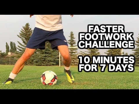 How to improve your footwork in soccer | 10 Soccer drills for faster soccer footwork