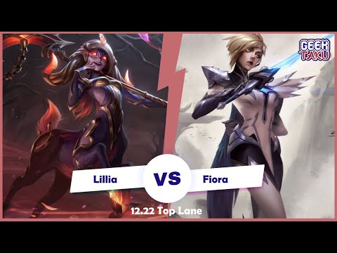 OrgulloZ | Lillia vs Fiora - TOP Patch 12.22