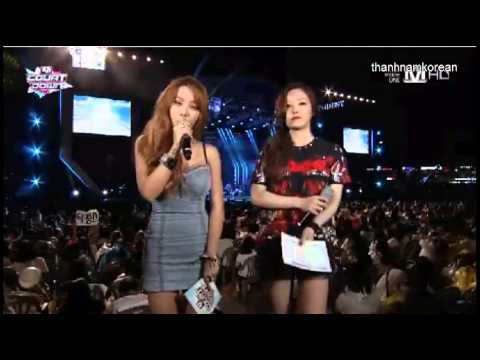 130808 MC Narsha & Miryo cut 6 @ M! Countdown Summer Special