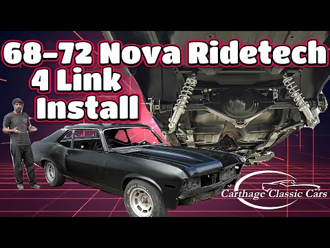 Ridetech 4-Link Rear Suspension 1968-1972 Chevy Nova (GM X-Body) and Global West front suspension