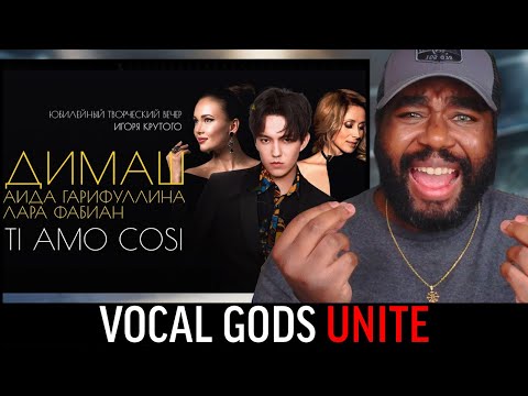 Dimash, Lara Fabian & Aida Garifullina – Ti Amo Così | Live Performance Reaction