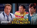 Two And A Half Men Arnold Schwarzenegger Helps Hunt Down Charlie Who S Still Alive