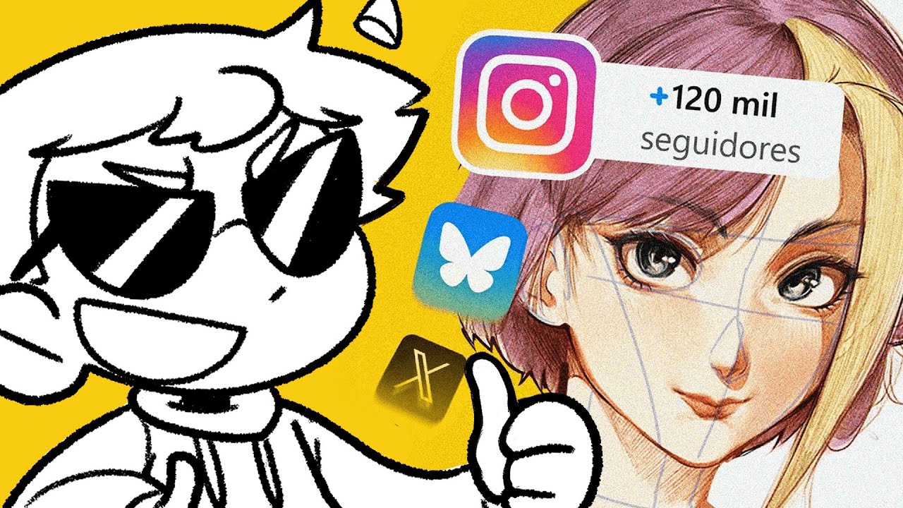 🎨 COMO CRESCER UMA CONTA DE ARTE!! (Após a queda do Twitter)