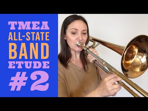 TMEA 2020-2021 ALL-STATE TENOR TROMBONE ETUDE #2 // Voxman pg. 4 // Blazhevich G minor - Lento