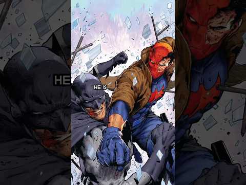 How Strong Is Red Hood Compared To The Bat-family? 🤔 #shorts #dc
