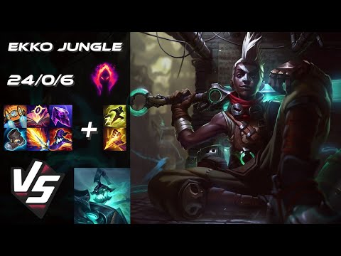 JUNGLE Ekko vs Hecarim - NA Grandmaster Patch 25.S2.1