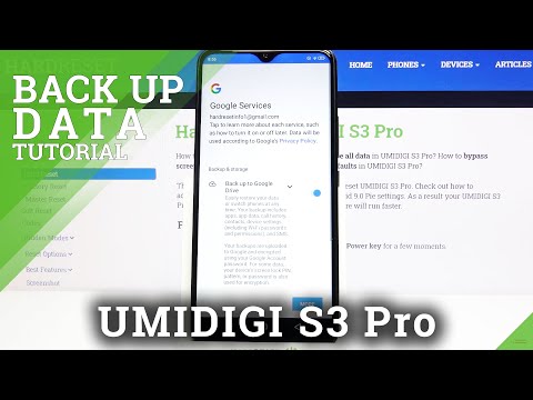 How to Backup Data in UMIDIGI S3 Pro – Create Google Backup Account