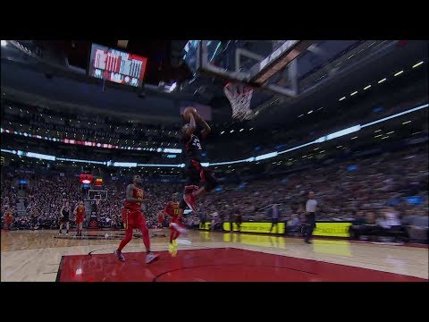 Raptors Highlights: Wright Steal and Slam - December 29, 2017