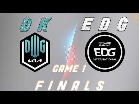 DK vs EDG Game 1 | Worlds 2021 Finals | DWG KIA vs EDward Gaming