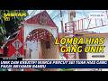 Unik dan Kreatif! Warga Percut Sei Tuan Hias Gang Pakai Anyaman Bambu