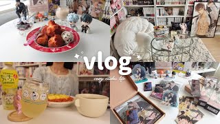 vlog｜仕事を休む日だってある🏡｜ご自愛に全振りする社会人オタクの平日｜自炊、セルフネイル、購入品紹介、漫画、ゲーム🎮🎀