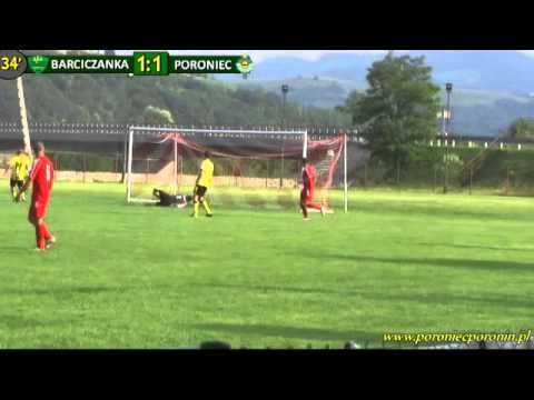 Bramki z meczu: Barciczanka Barcice - Poroniec Poronin 1:4
