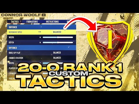 my UNBEATEN 20-0 custom tactics on FIFA 22 🔥 4231 41212 4222 best custom tactics