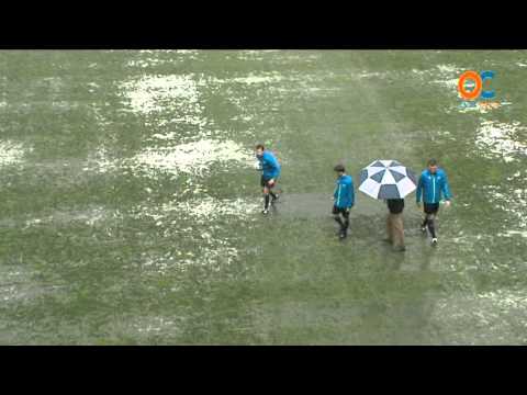 El arbitro suspende partido Cadiz cf Real Jaen