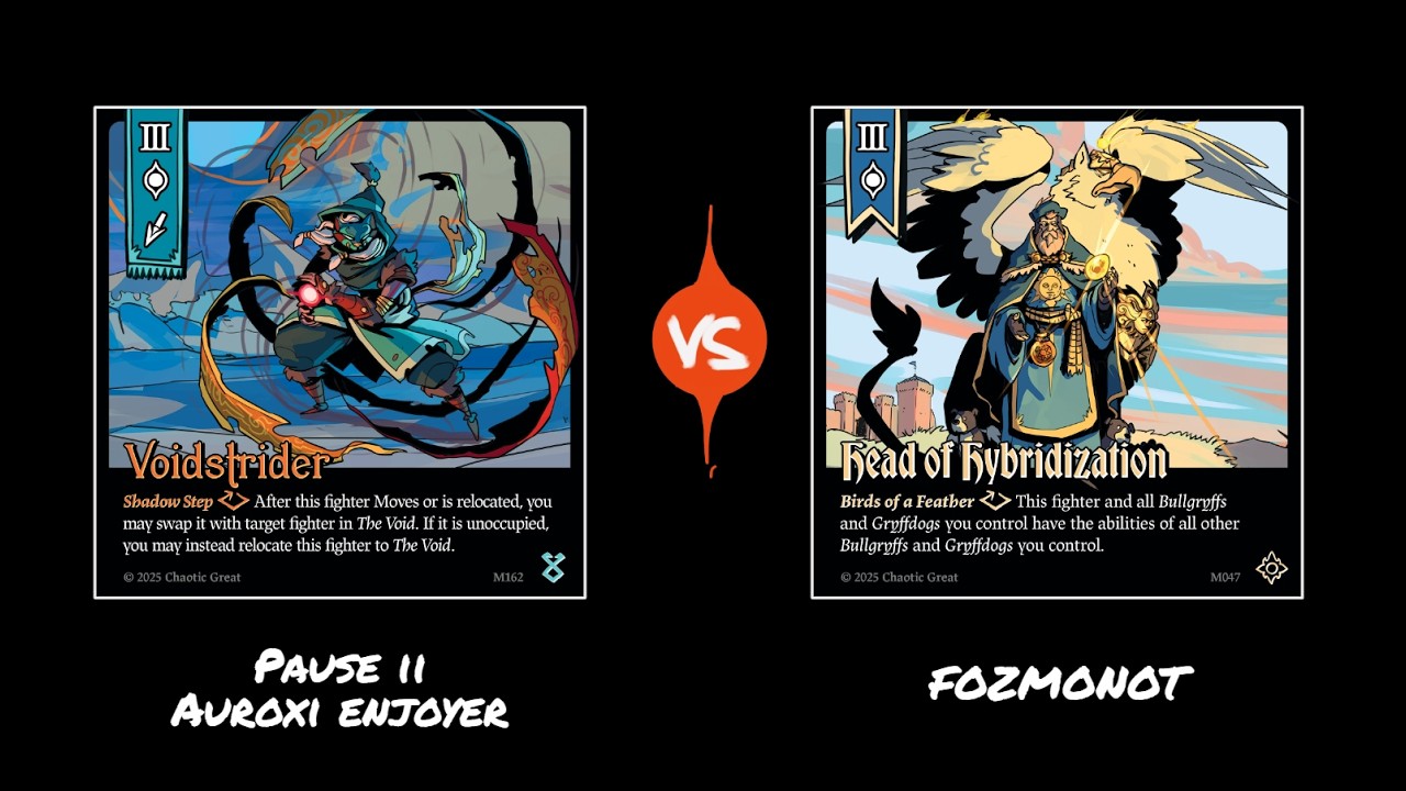 Voidstrider VS Head of Hybridization (Pause II - Auroxi Enjoyer v fozmonot)