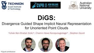 CVPR 2022 Paper: Divergence Guided Shape Implicit Neural Representation for Unoriented Point Clouds