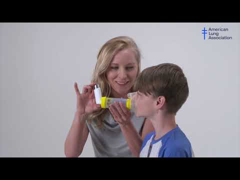 How to Use a Metered-Dose Inhaler with a Valved Holding Chamber (Spacer) and Mask