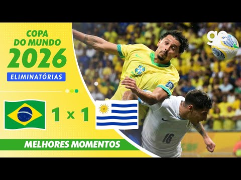 Gols e lances de Brasil x Uruguai